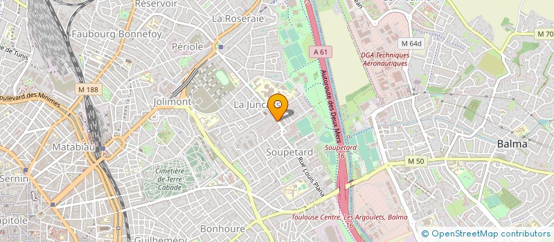 localisation de l'entreprise MONSIEUR SERGE COUREL à TOULOUSE