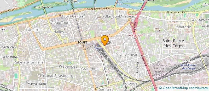 localisation de l'entreprise MONSIEUR SERGE COURTEY  TOURS