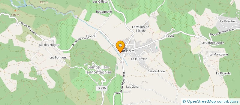 localisation de l'entreprise MONSIEUR SERGE COUSIN  SAINT-JULIEN