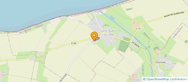 localisation de l'entreprise MONSIEUR SERGE COUTURIER  SAINT-AUBIN-SUR-MER