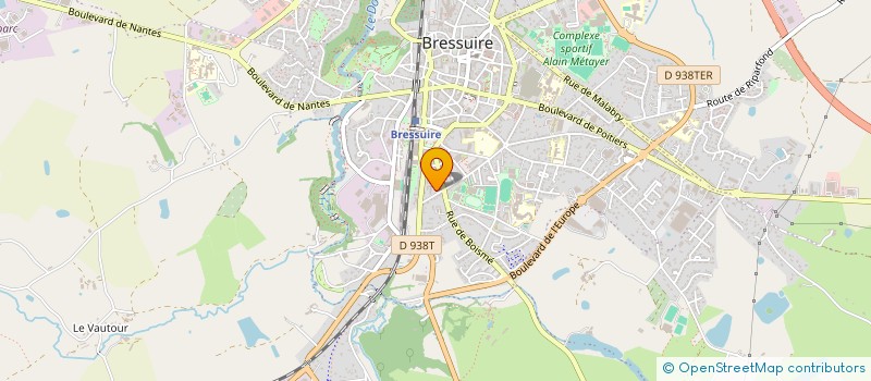 localisation de l'entreprise MONSIEUR SERGE COYERE  BRESSUIRE