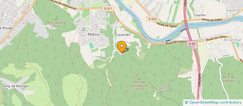 localisation de l'entreprise MONSIEUR SERGE CRABOL  CAHORS