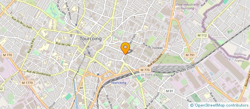 localisation de l'entreprise MONSIEUR SERGE CRAPET à TOURCOING