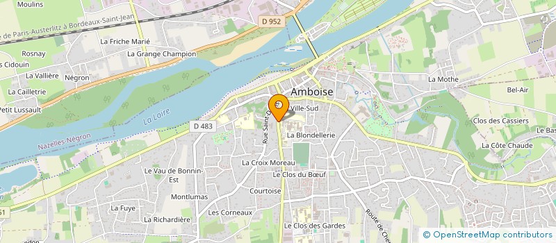 localisation de l'entreprise MONSIEUR SERGE CRATEAU à AMBOISE