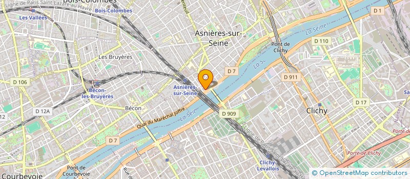 localisation de l'entreprise MONSIEUR SERGE CRISTINA à ASNIERES-SUR-SEINE