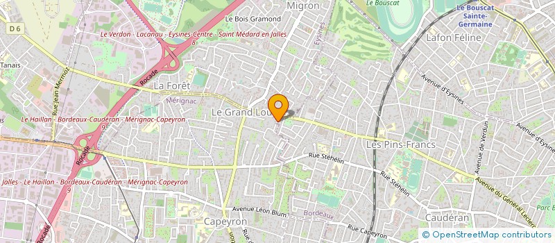 localisation de l'entreprise MONSIEUR SERGE CROCQ à BORDEAUX