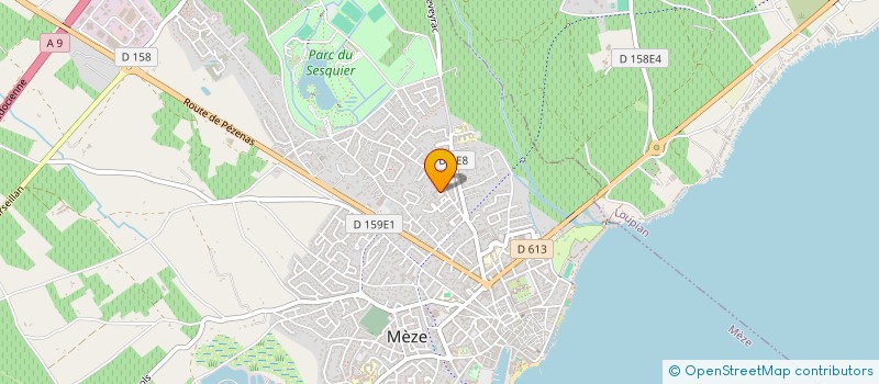 localisation de l'entreprise MONSIEUR SERGE CROZIER à MEZE