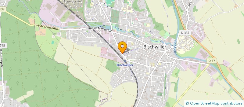 localisation de l'entreprise MONSIEUR SERGE CUNY  BISCHWILLER