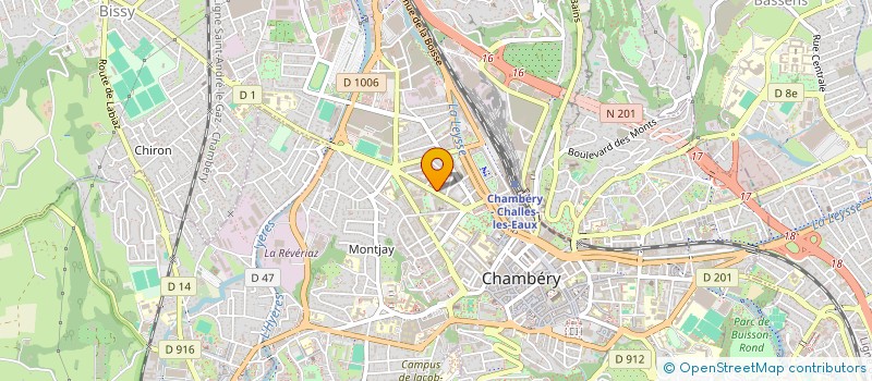 localisation de l'entreprise MONSIEUR SERGE DA FONTE  CHAMBERY