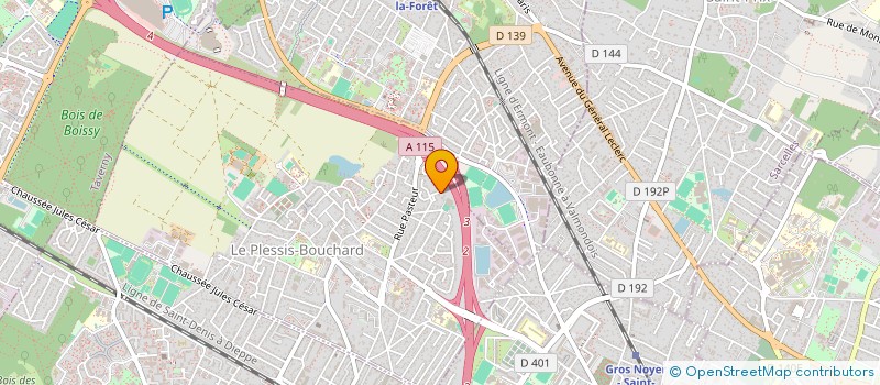 localisation de l'entreprise MONSIEUR SERGE DA SILVA JESUS à LE PLESSIS-BOUCHARD