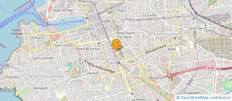 localisation de l'entreprise MONSIEUR SERGE DAHAN à MARSEILLE
