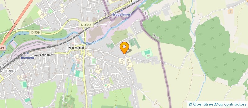 localisation de l'entreprise MONSIEUR SERGE DAMIENS à JEUMONT