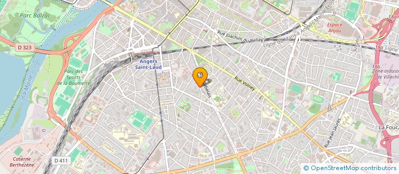 localisation de l'entreprise MONSIEUR SERGE DAVID à ANGERS