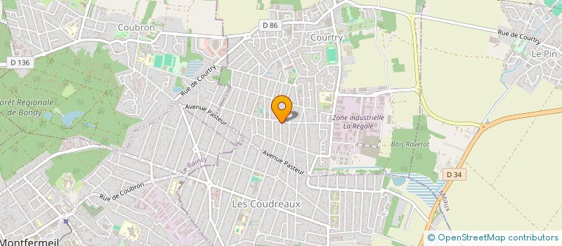 localisation de l'entreprise MONSIEUR SERGE DE BARRAU à COURTRY