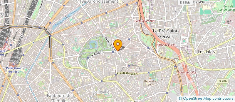 localisation de l'entreprise MONSIEUR SERGE DE BRITO  PARIS