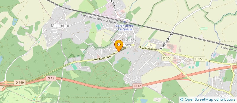 localisation de l'entreprise MONSIEUR SERGE DE COMBLES DE NAYVES  LA QUEUE-LES-YVELINES