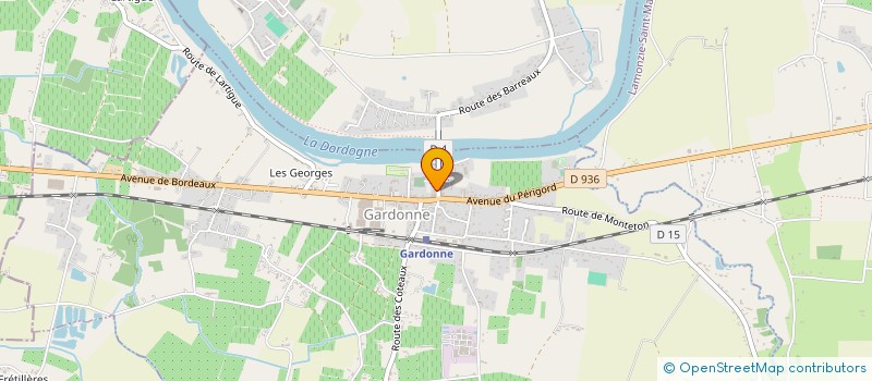 localisation de l'entreprise MONSIEUR SERGE DE CONTI à GARDONNE