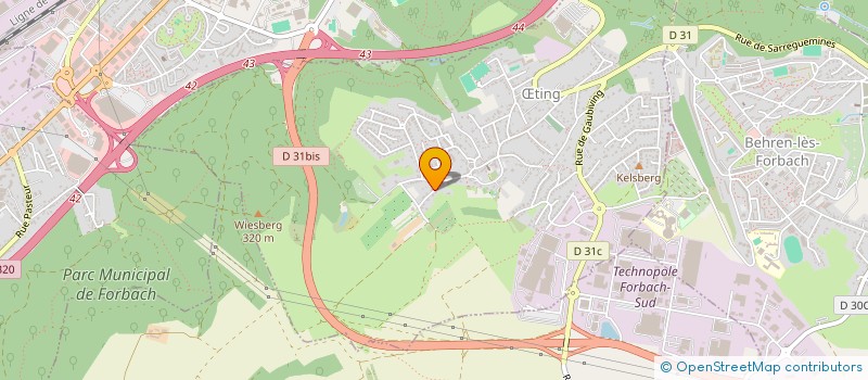 localisation de l'entreprise MONSIEUR SERGE DE PAULI  TING