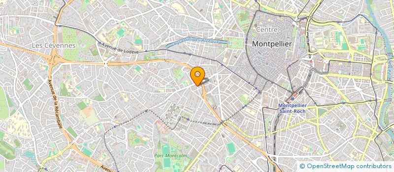 localisation de l'entreprise MONSIEUR SERGE DEBLADIS à MONTPELLIER