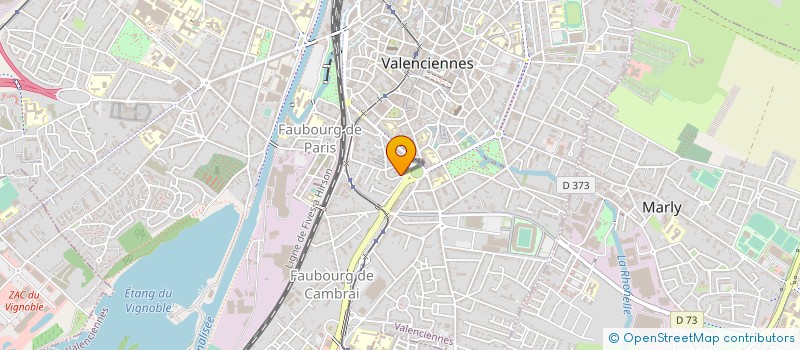 localisation de l'entreprise MONSIEUR SERGE DEFELICE  VALENCIENNES