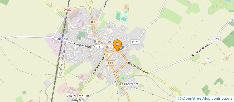 localisation de l'entreprise MONSIEUR SERGE DEHENT à BOHAIN-EN-VERMANDOIS