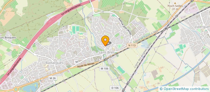 localisation de l'entreprise MONSIEUR SERGE DEL AGUILA  SAINT-BRES