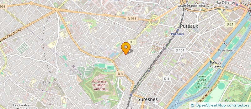 localisation de l'entreprise MONSIEUR SERGE DEL ROSSO à SURESNES