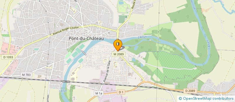 localisation de l'entreprise MONSIEUR SERGE DELACHAUXME à PONT-DU-CHATEAU