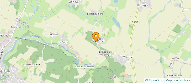 localisation de l'entreprise MONSIEUR SERGE DELAHAYE à BEAUSSAIS-VITRE