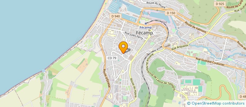 localisation de l'entreprise MONSIEUR SERGE DELAUNE  FECAMP