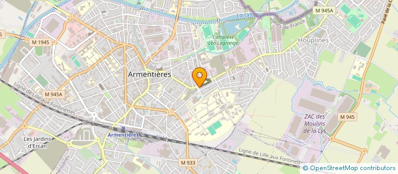 localisation de l'entreprise MONSIEUR SERGE DELHAYE à ARMENTIERES