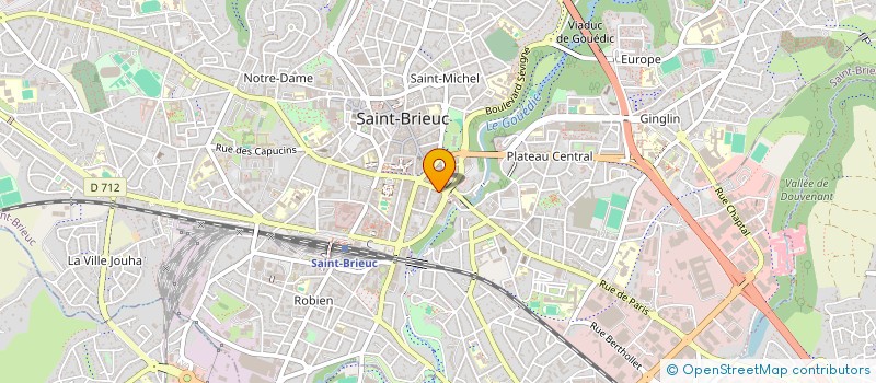 localisation de l'entreprise MONSIEUR SERGE DELOUCHE à SAINT-BRIEUC