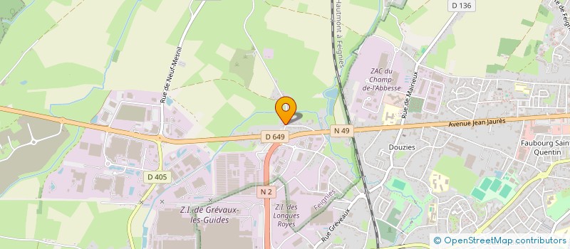 localisation de l'entreprise MONSIEUR SERGE DELVAUX  FEIGNIES