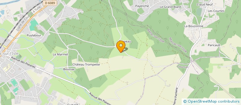 localisation de l'entreprise MONSIEUR SERGE DEMARTIN à RAZAC-SUR-L'ISLE