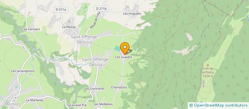 localisation de l'entreprise MONSIEUR SERGE DENERVAUD à SAINT-OFFENGE