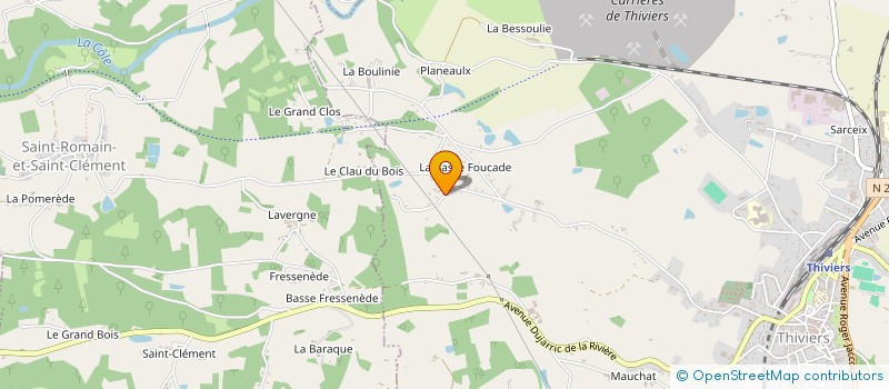 localisation de l'entreprise MONSIEUR SERGE DESCHAMPS  EYZERAC