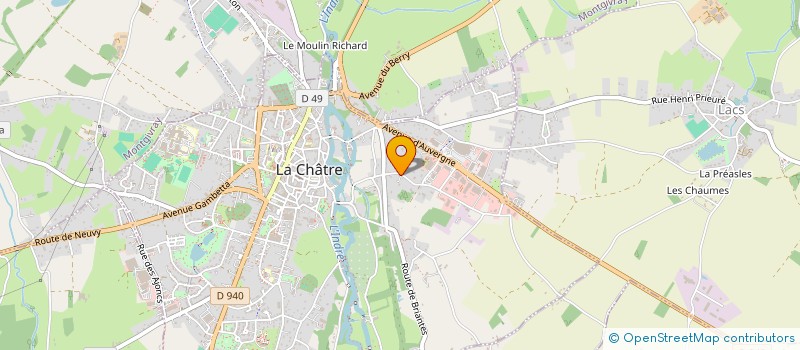 localisation de l'entreprise MONSIEUR SERGE DESCOUT à LA CHATRE