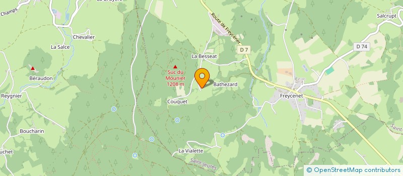 localisation de l'entreprise MONSIEUR SERGE DESHORS  SAINT-JEURES