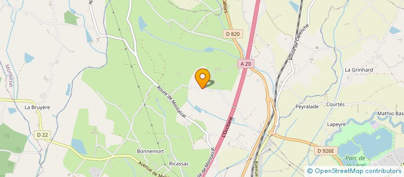 localisation de l'entreprise MONSIEUR SERGE DESQUINES  CAUSSADE