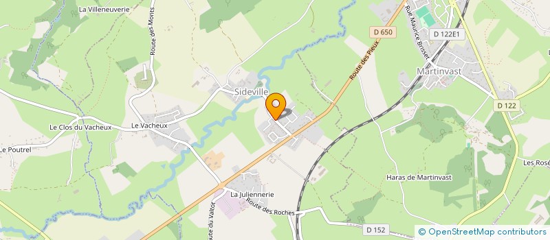 localisation de l'entreprise MONSIEUR SERGE DETHIER  SIDEVILLE