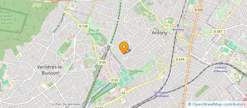 localisation de l'entreprise MONSIEUR SERGE DEUGOUE TCHAMGOUE à ANTONY