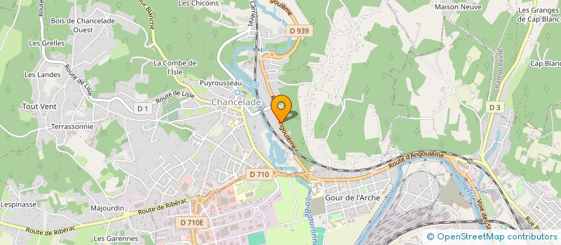 localisation de l'entreprise MONSIEUR SERGE DEVIERS  CHANCELADE