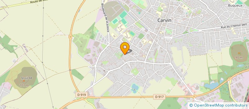 localisation de l'entreprise MONSIEUR SERGE DEVIN à CARVIN