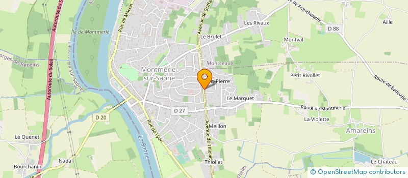 localisation de l'entreprise MONSIEUR SERGE DI GIUSTO à FRANCHELEINS