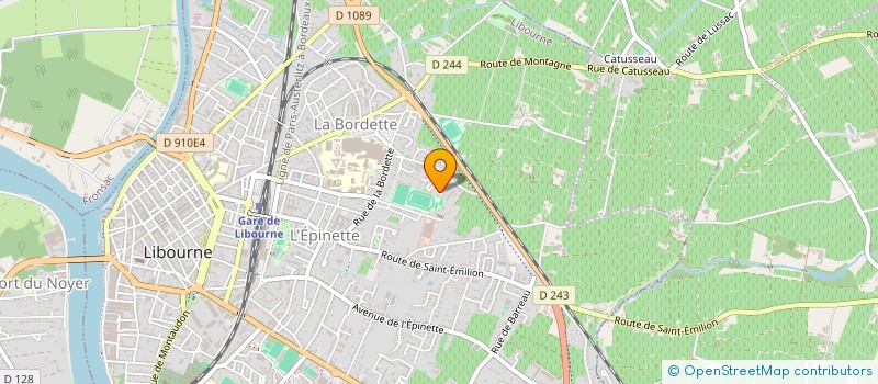 localisation de l'entreprise MONSIEUR SERGE DIDEROT à LIBOURNE