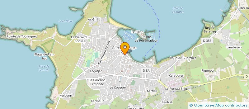 localisation de l'entreprise MONSIEUR SERGE DILASSER à CAMARET-SUR-MER