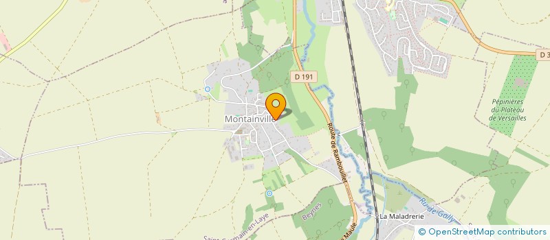 localisation de l'entreprise MONSIEUR SERGE DINANE  MONTAINVILLE