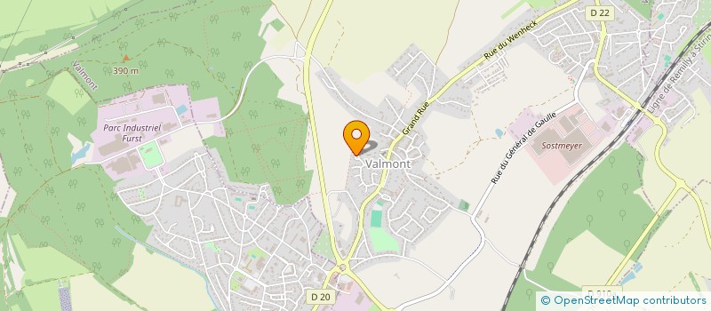 localisation de l'entreprise MONSIEUR SERGE DINCHER  VALMONT