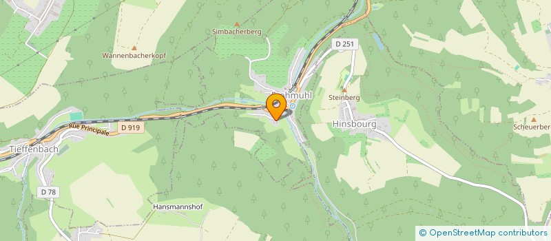 localisation de l'entreprise MONSIEUR SERGE DINKEL  FROHMUHL