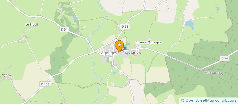 localisation de l'entreprise MONSIEUR SERGE DISINT  AUTRY-ISSARDS